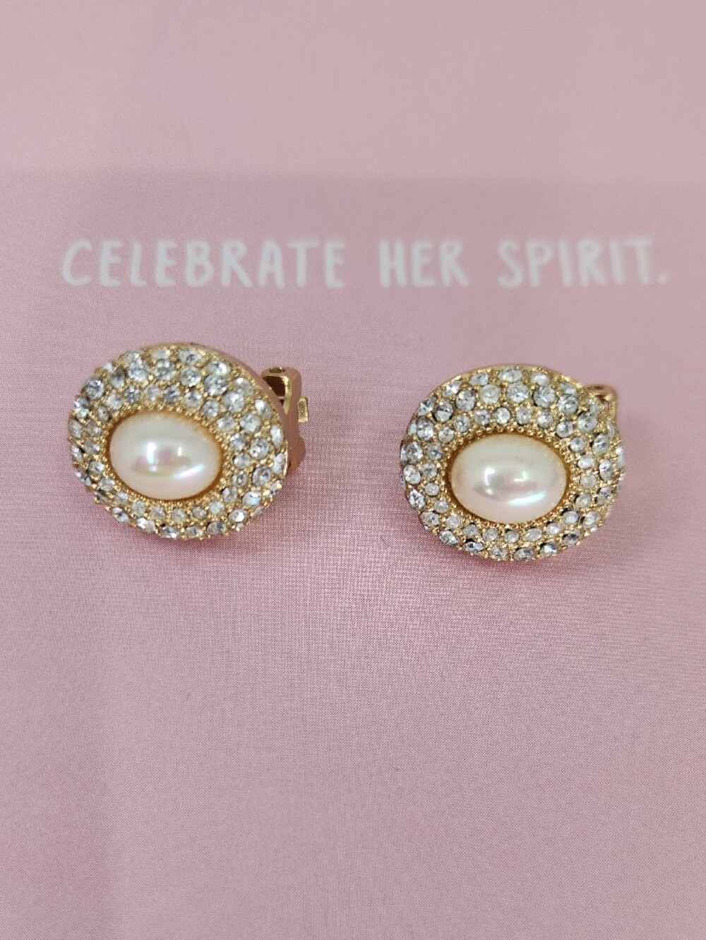 Christian Dior Vintage Clip-on Earrings - Picture 2 of 7